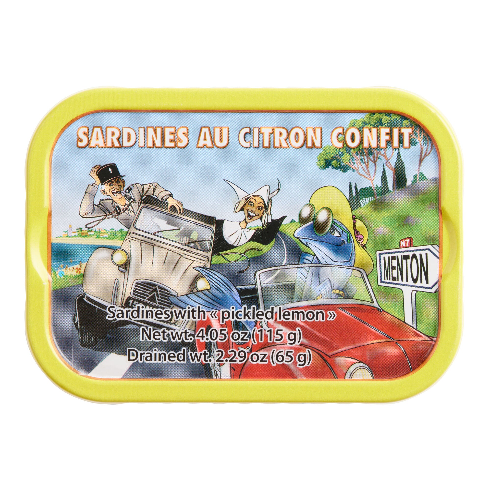 🇫🇷 Sardines w/ Preserved Lemon, 4 oz (115g)