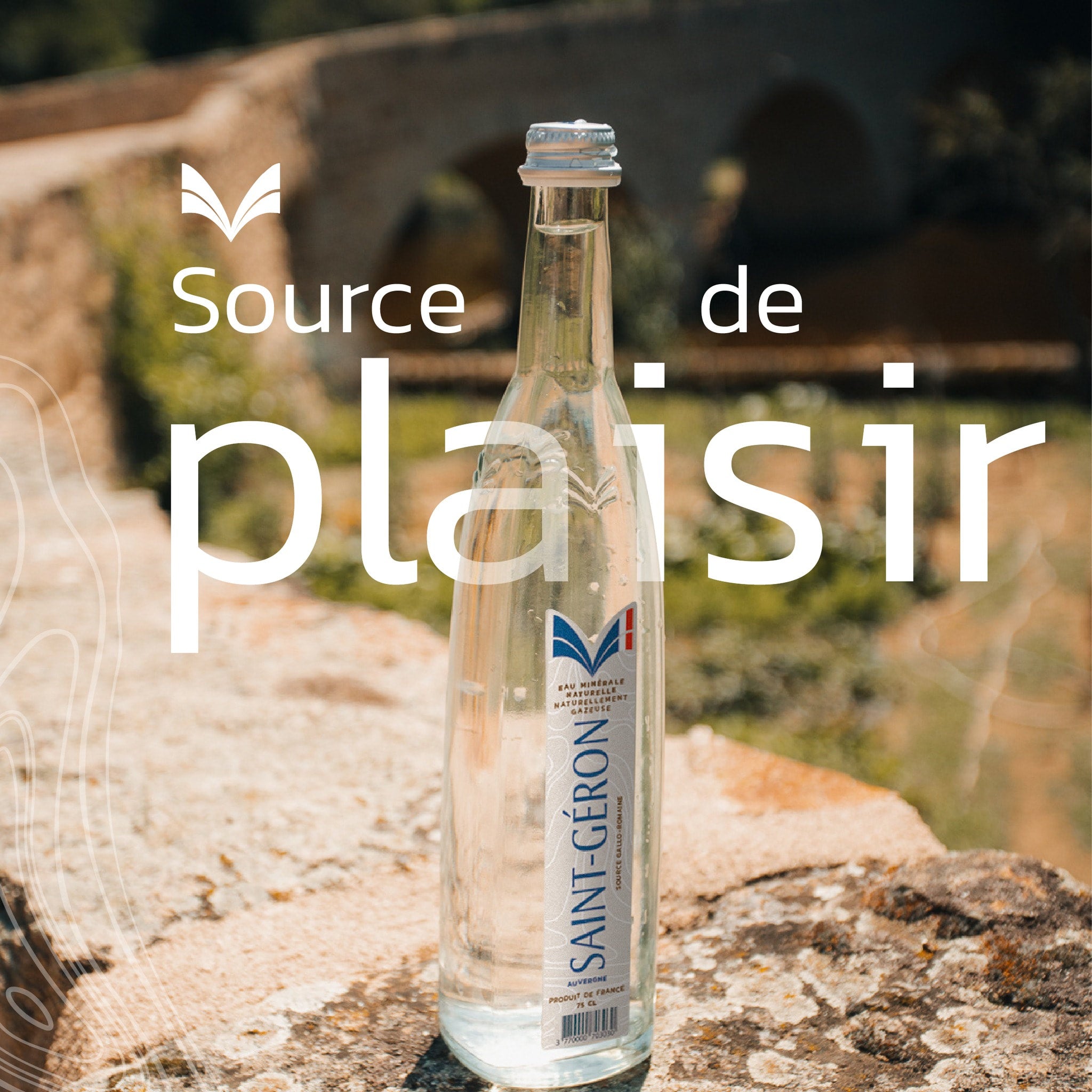 🇫🇷 Saint-Géron Premium Naturally Sparkling Mineral Water (Glass Bottle)