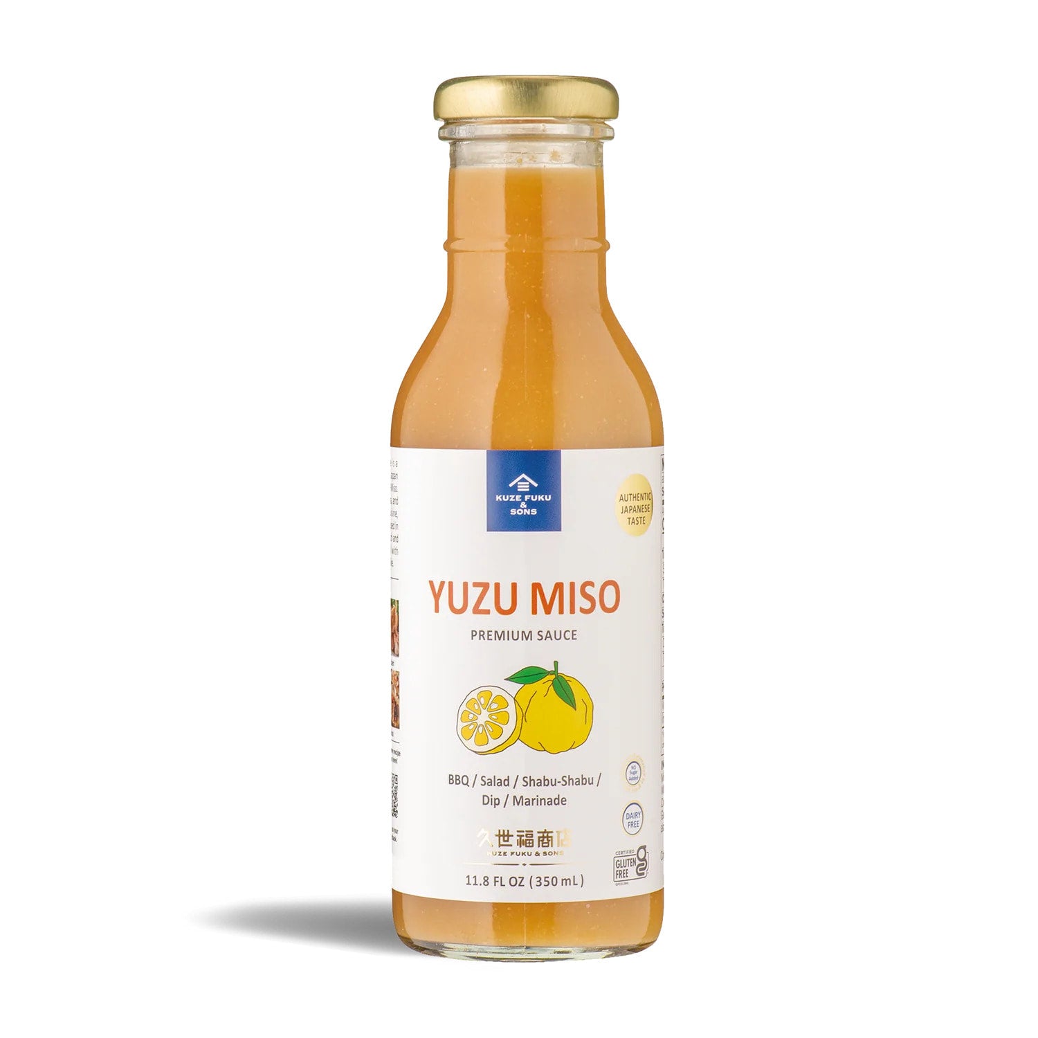 🇺🇸 🇯🇵 Yuzu Miso Premium Sauce by Kuze Fuku & Sons, 11.8 fl. oz (350 g)