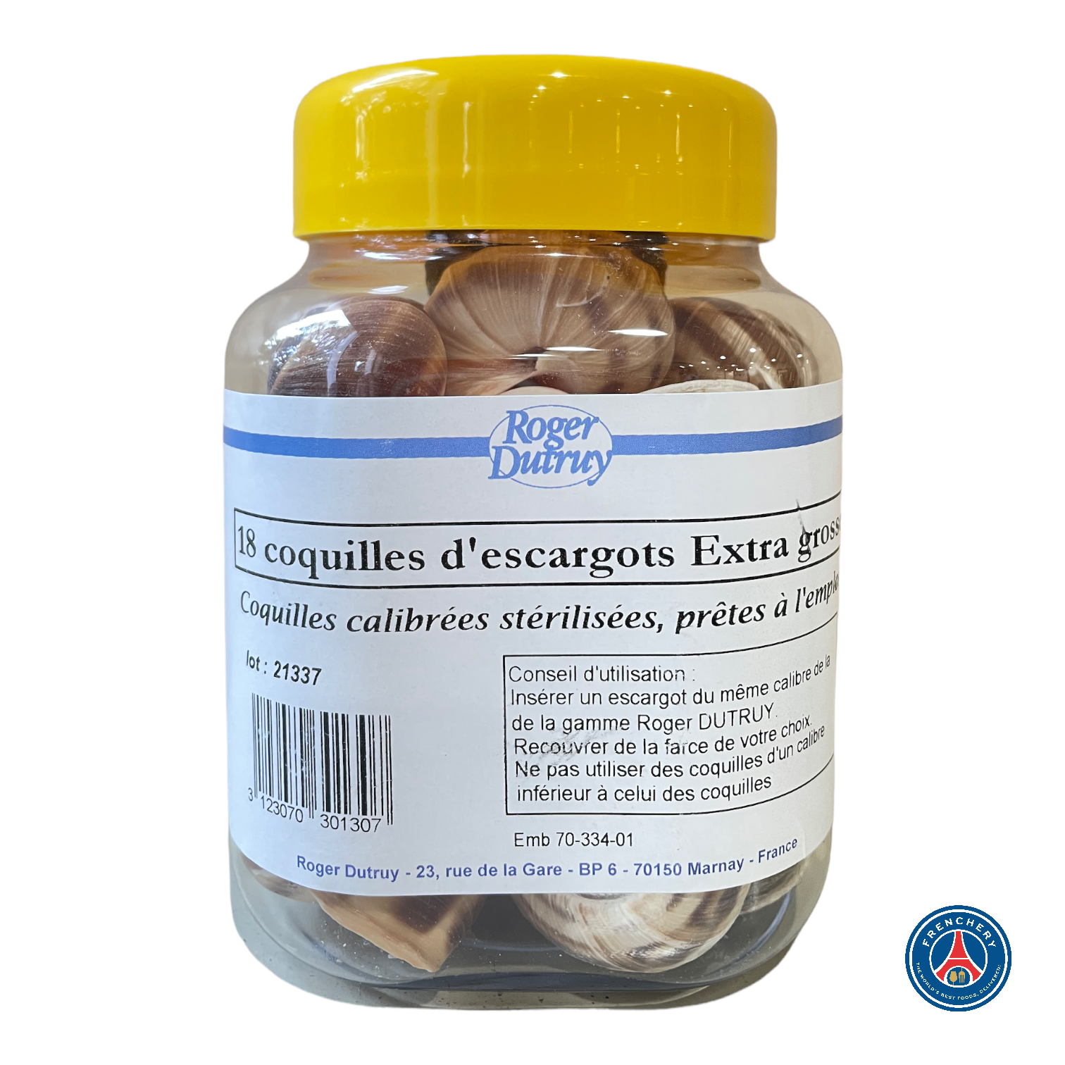 18 Extra-Large Snail/Escargot Shells