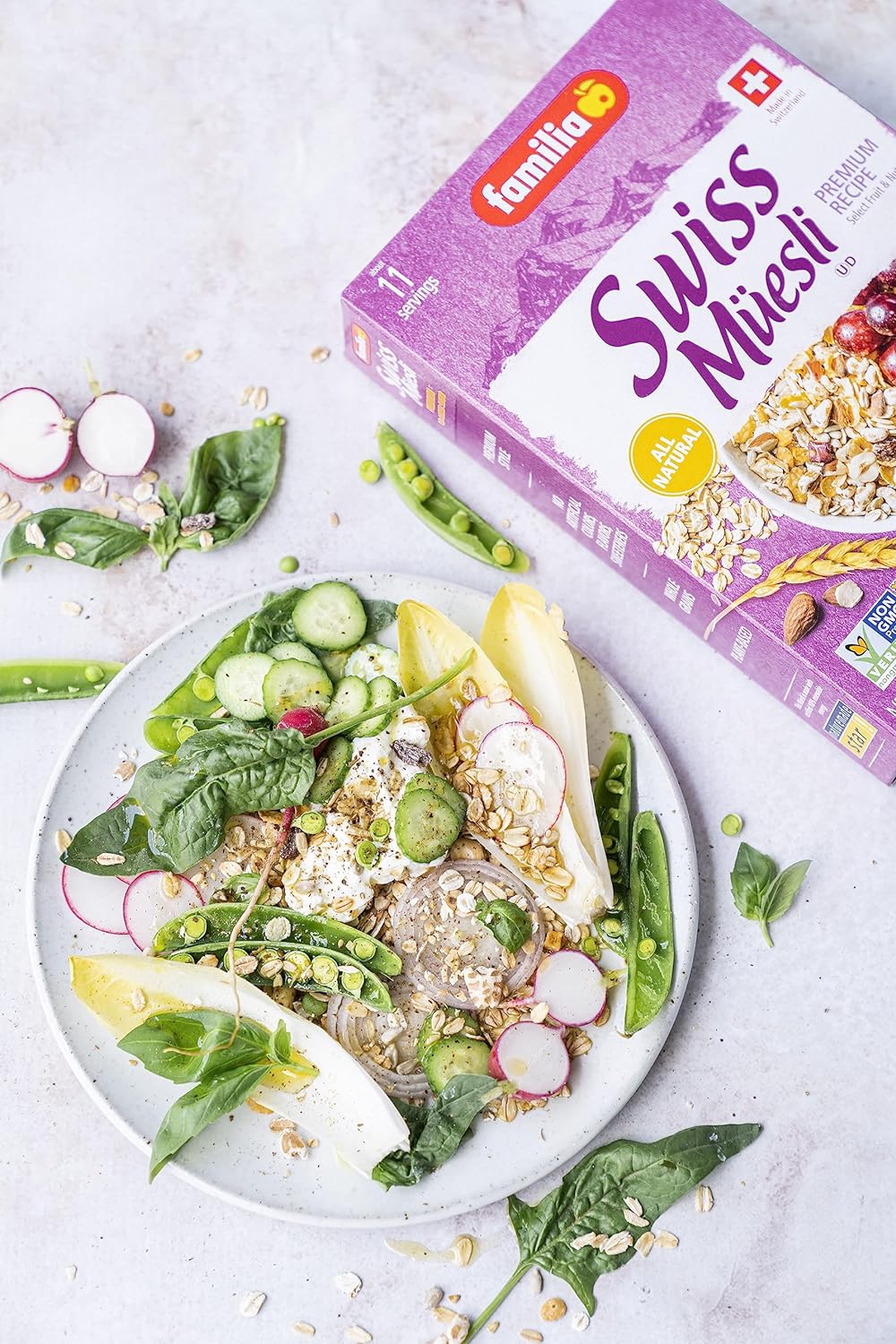 🇨🇭 Swiss Muesli Premium Recipe (No Added Sugar), 29 oz (822g)