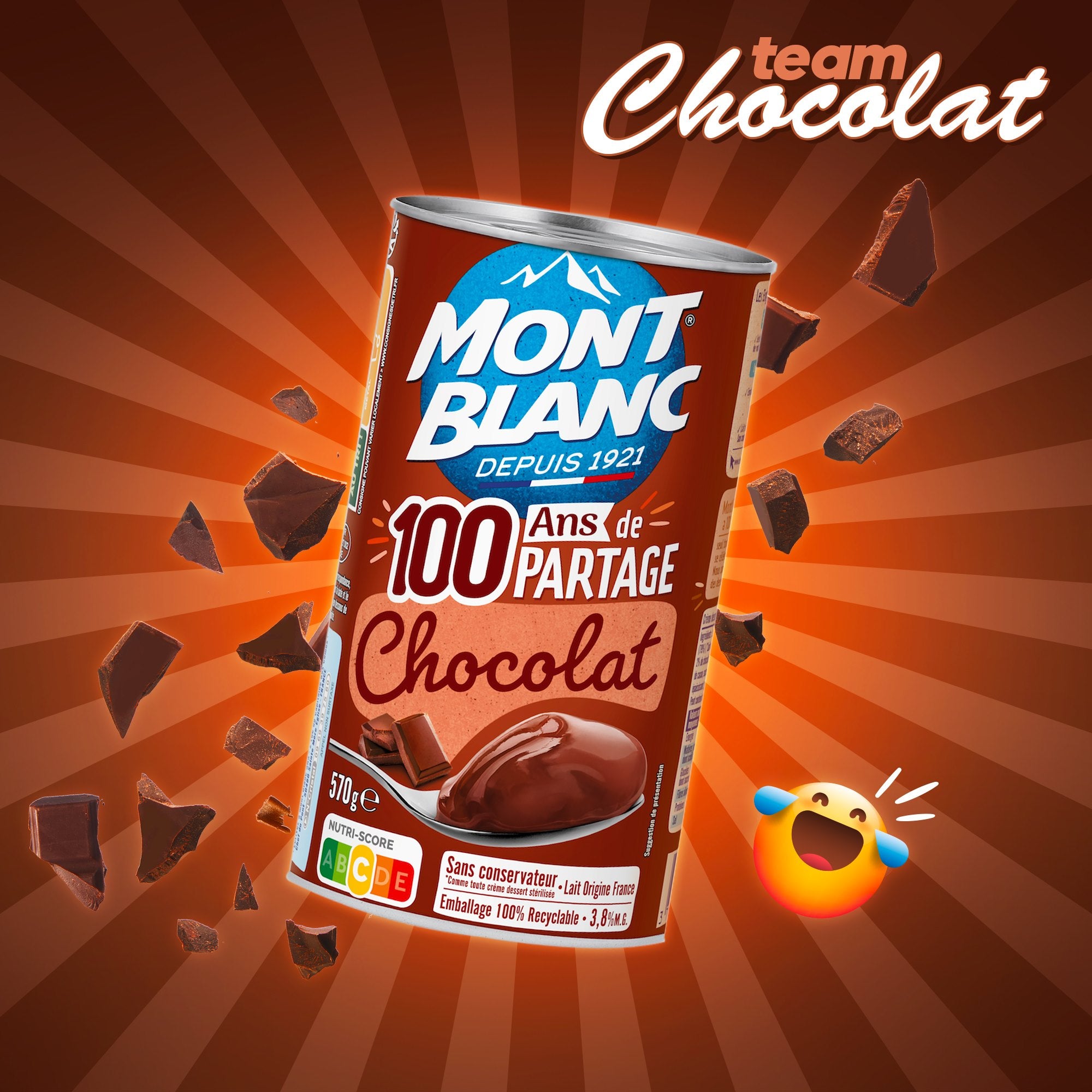 🇫🇷 Crème Chocolat (French Chocolate Dessert), *Dented Can