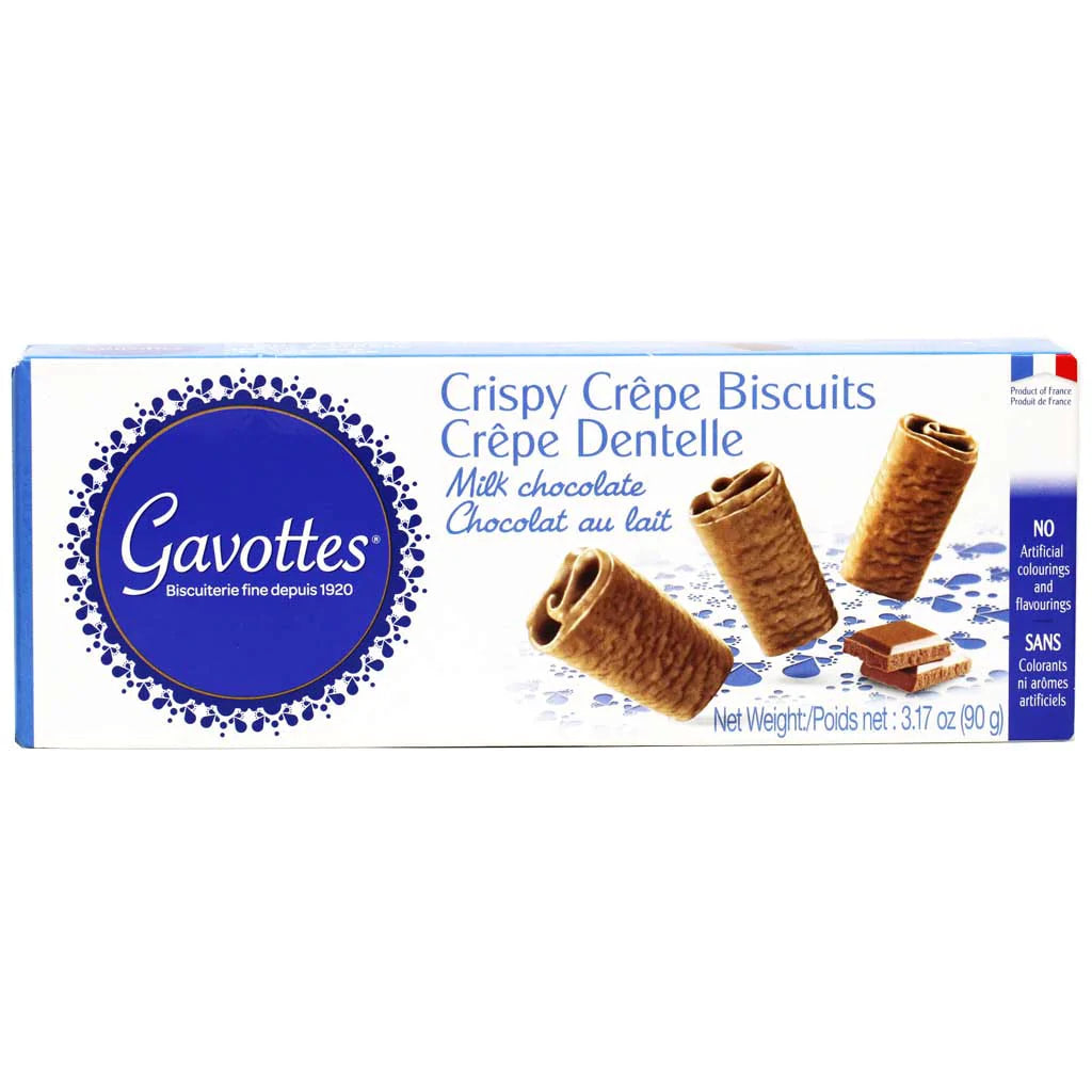 🇫🇷 18 Milk Chocolate Crispy Crepe Dentelle, 3.17 oz (90g)