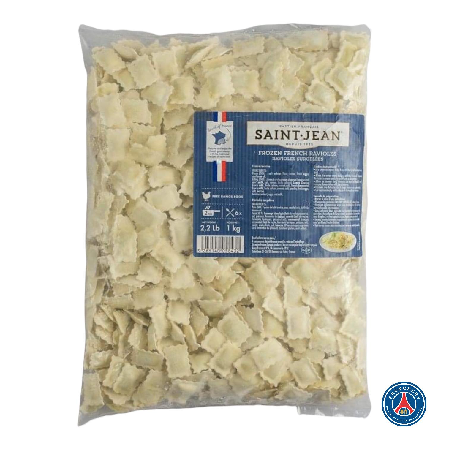 🇫🇷 Ravioles du Dauphiné w/ Comté Cheese (Frozen) ❄️, 2.2 lbs