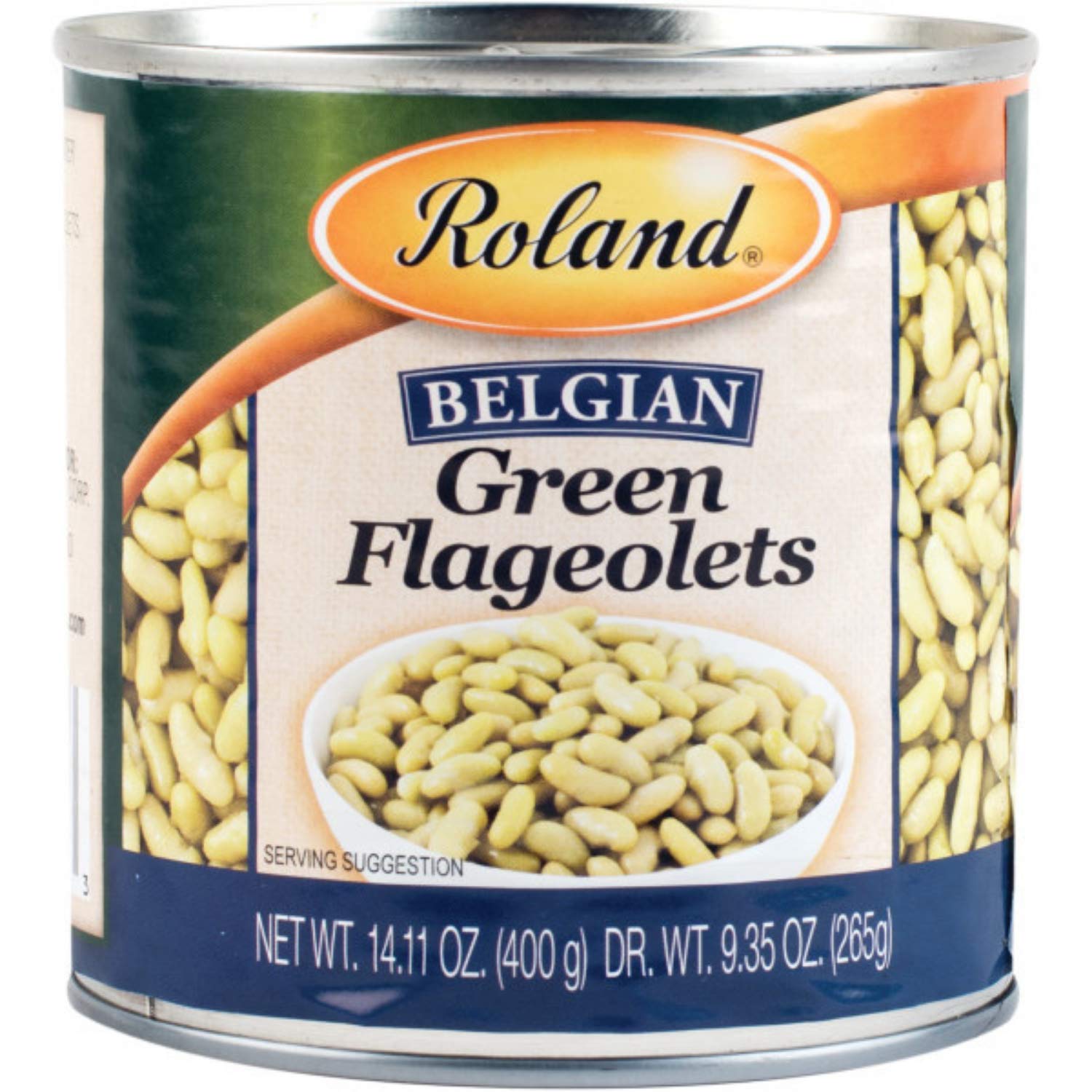 🇧🇪 Flageolets Green Kidney Beans, 14 oz (400g)
