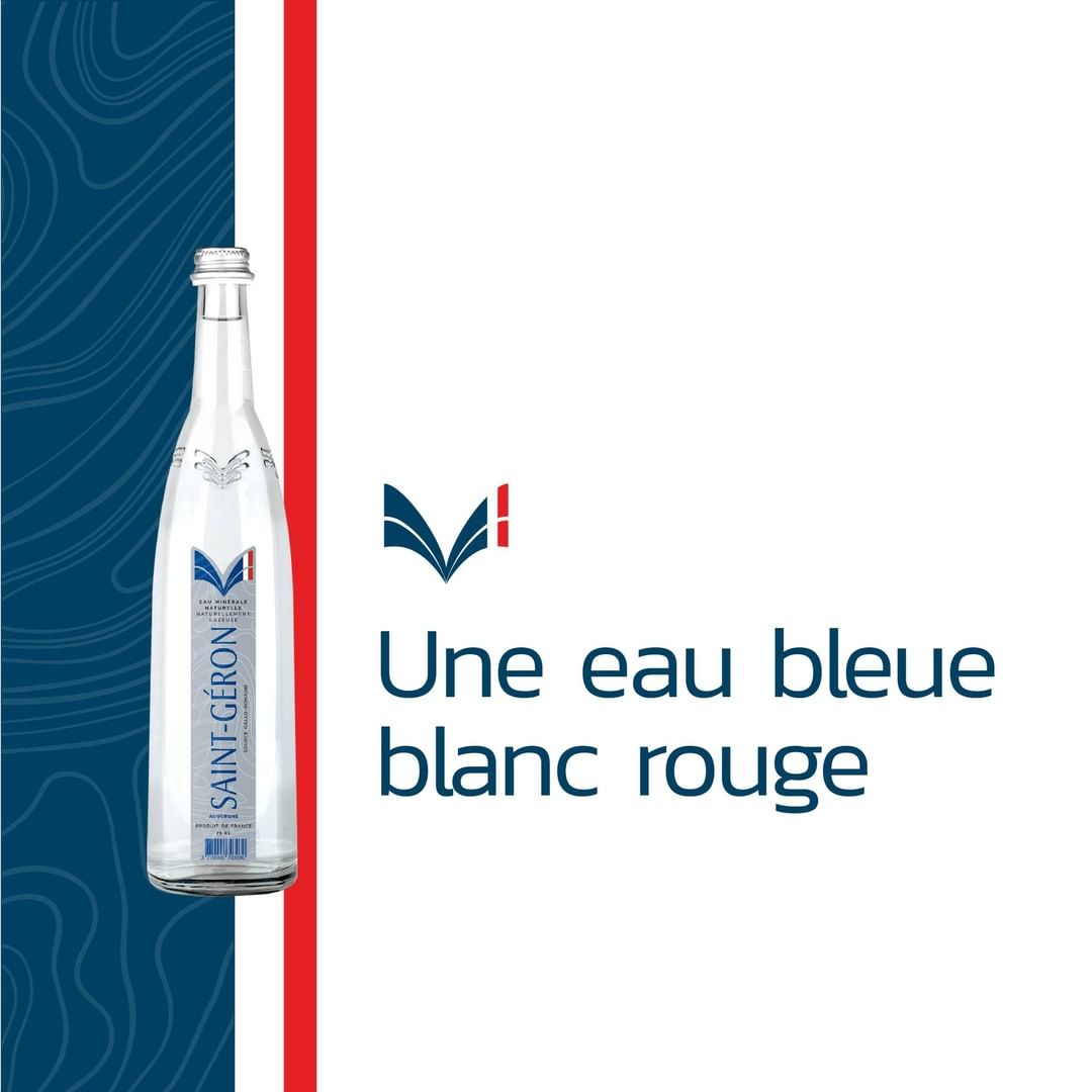 🇫🇷 Saint-Géron Premium Naturally Sparkling Mineral Water (Glass Bottle)