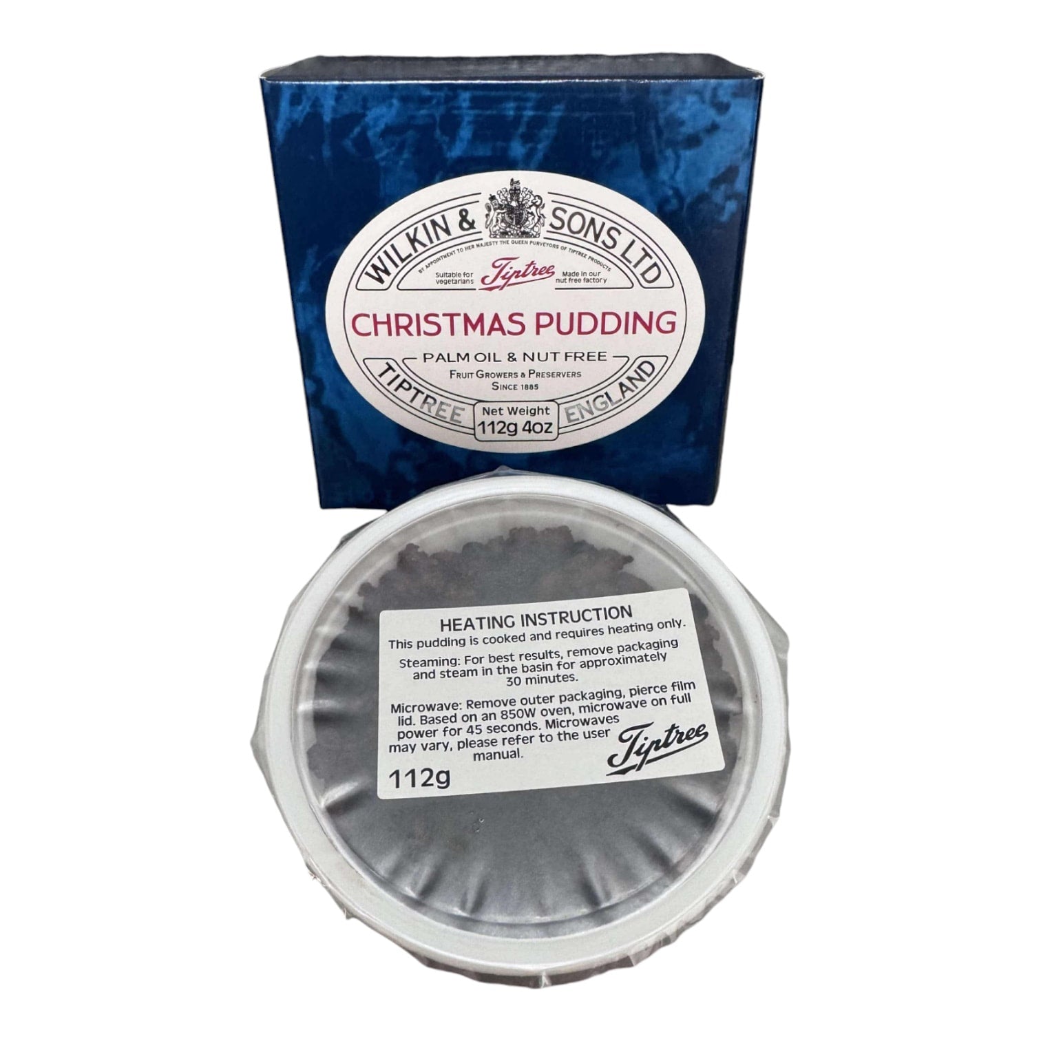 🇬🇧 Individual Tiptree Christmas Pudding in Gift Box by Wilkin & Sons, 4 oz (112g) *seasonal 🎄