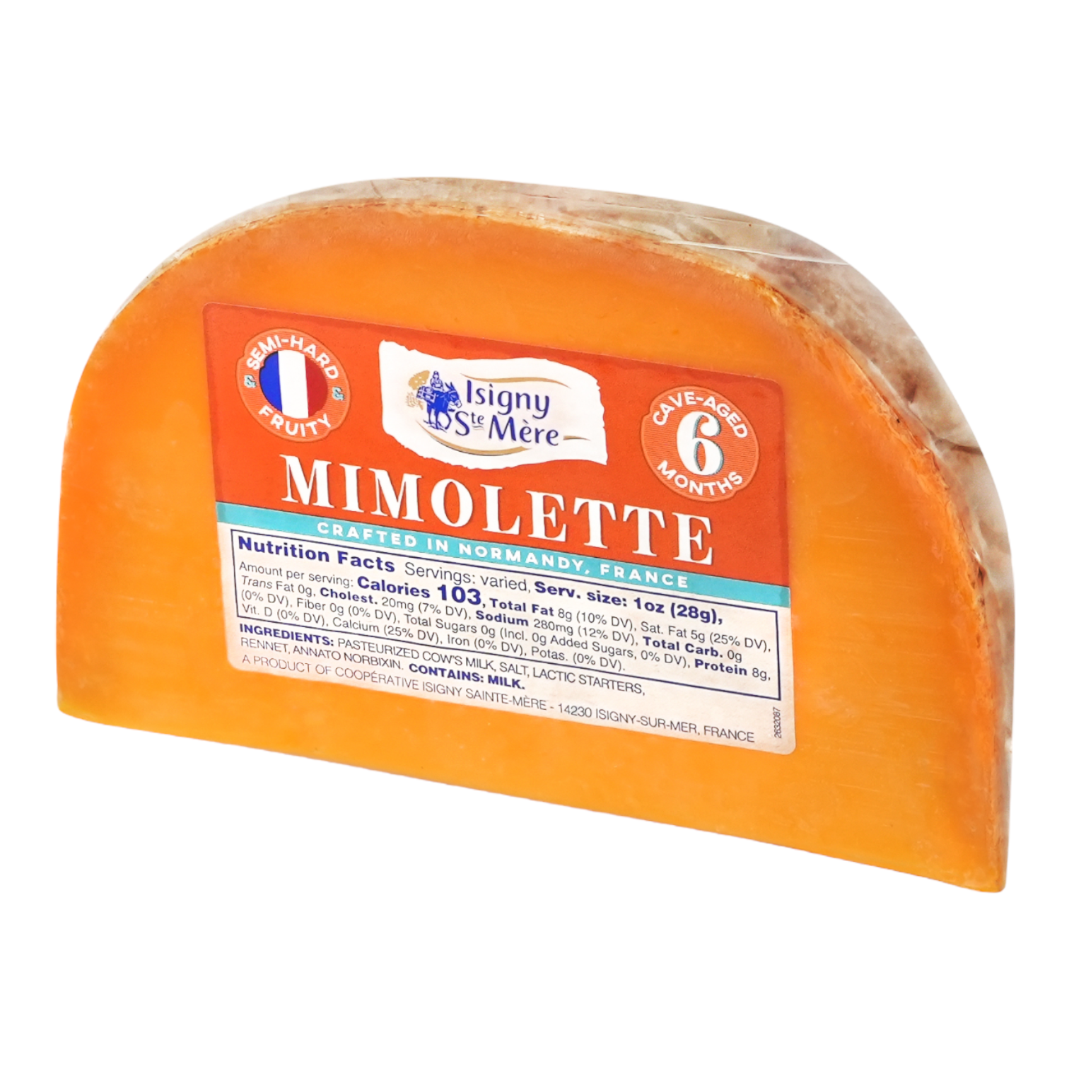 🇫🇷 Mimolette Jeune (6 Months) 🐄, 7 oz