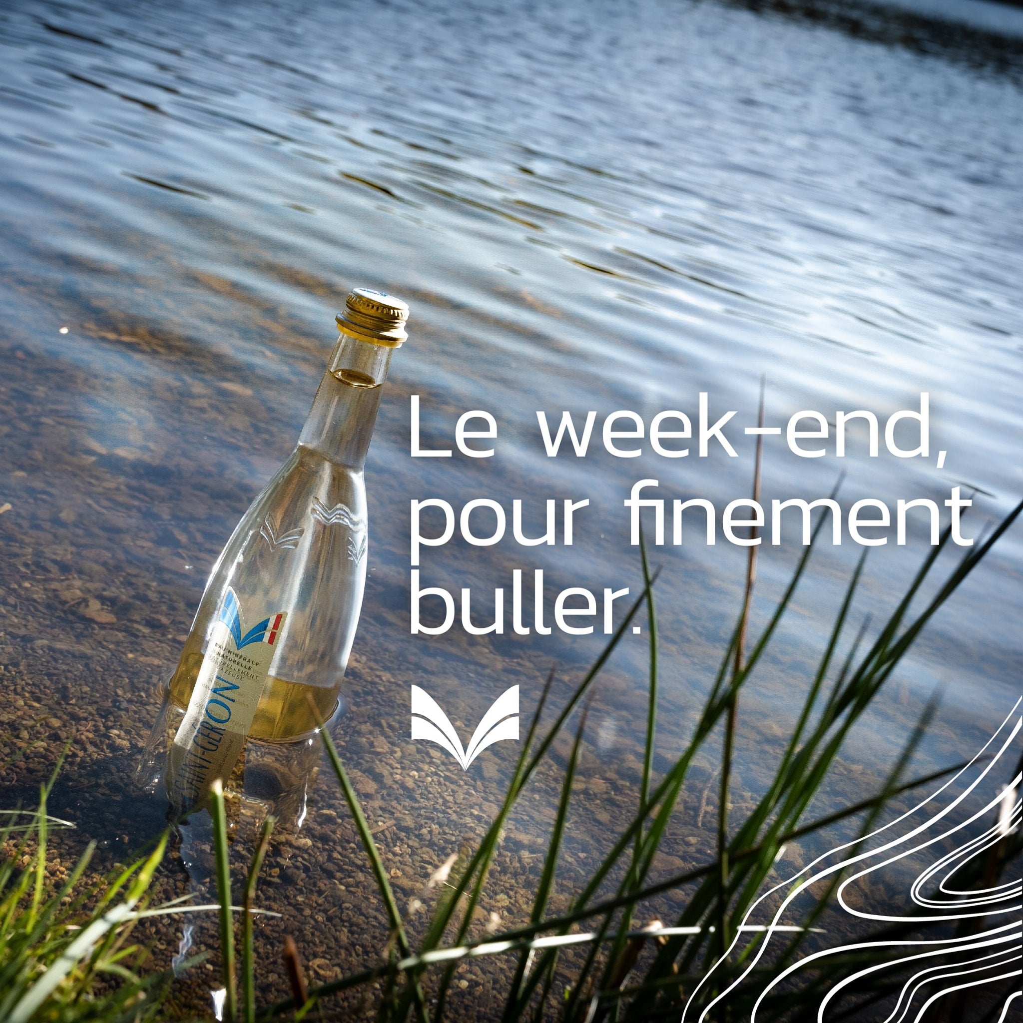 🇫🇷 Saint-Géron Premium Naturally Sparkling Mineral Water (Glass Bottle)