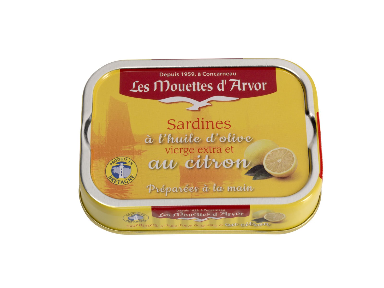 🇫🇷 Sardines w/ Olive Oil & Lemon, 4.1 oz (115g)
