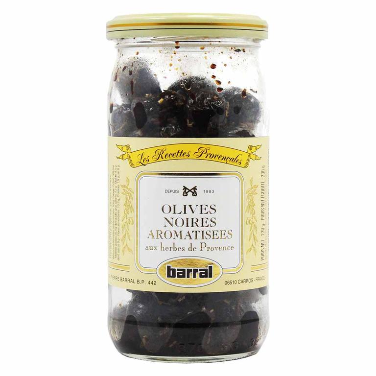 🇫🇷 Black Olives with Provence Herbs, 7.5 oz (212g)