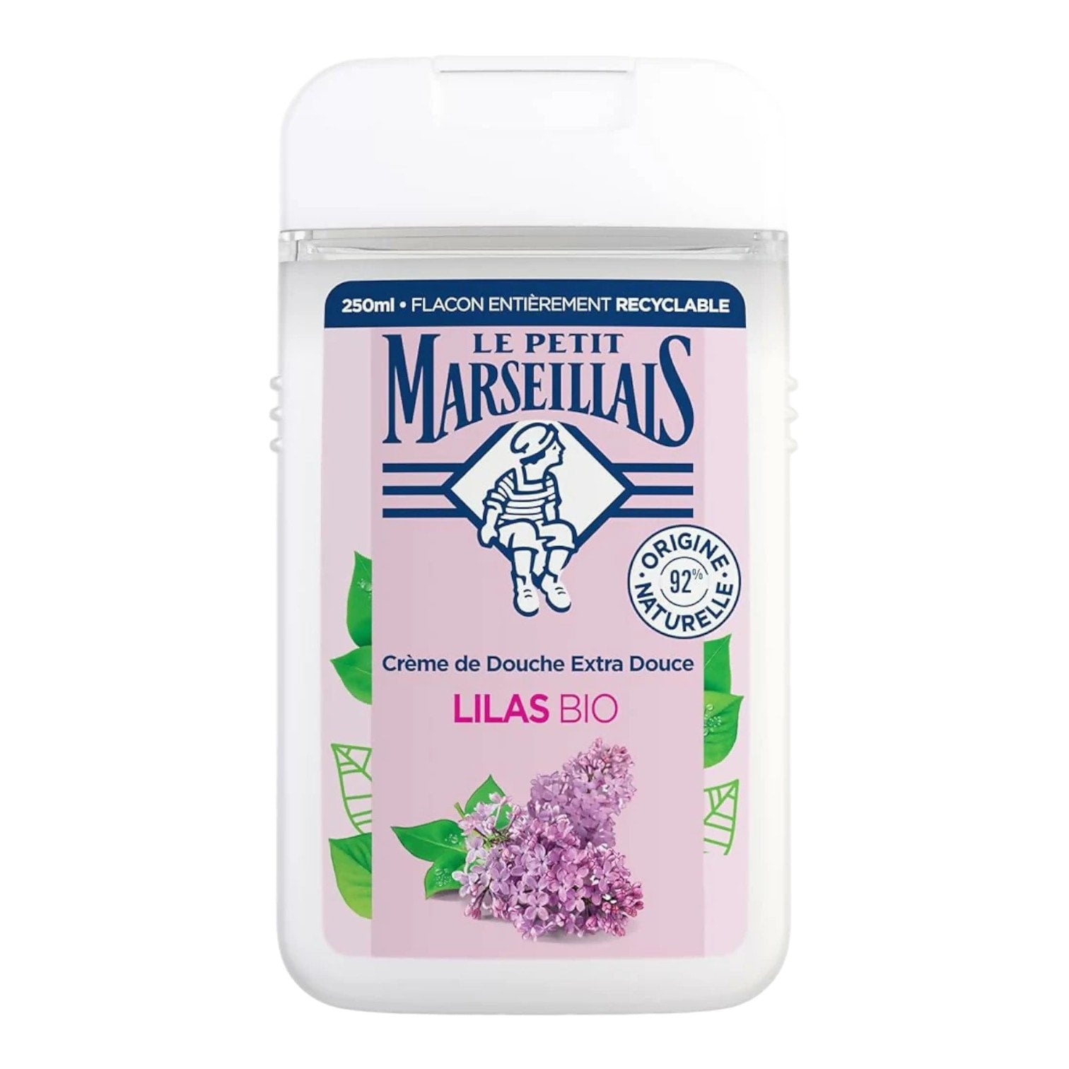 🇫🇷 Organic Lilac Extra Gentle Shower Gel, 8.4 fl.oz (250 ml)