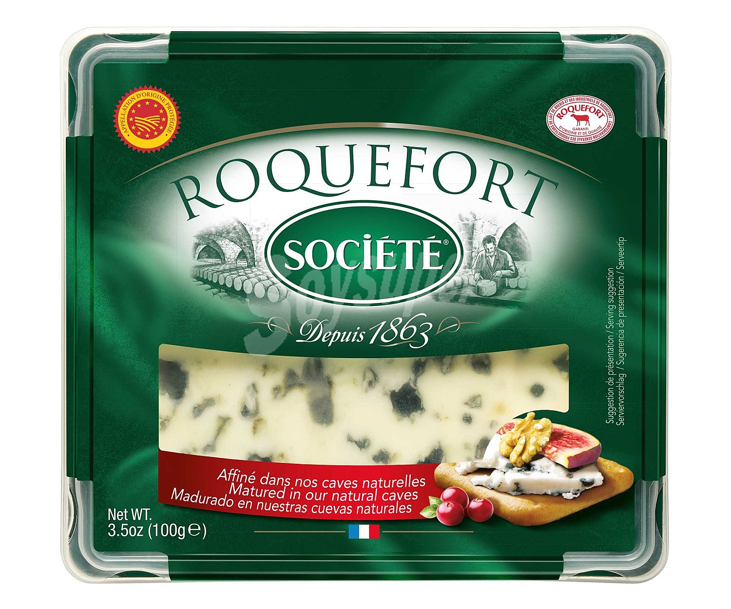 🇫🇷 Roquefort 🐑 3.5 oz, (100g)