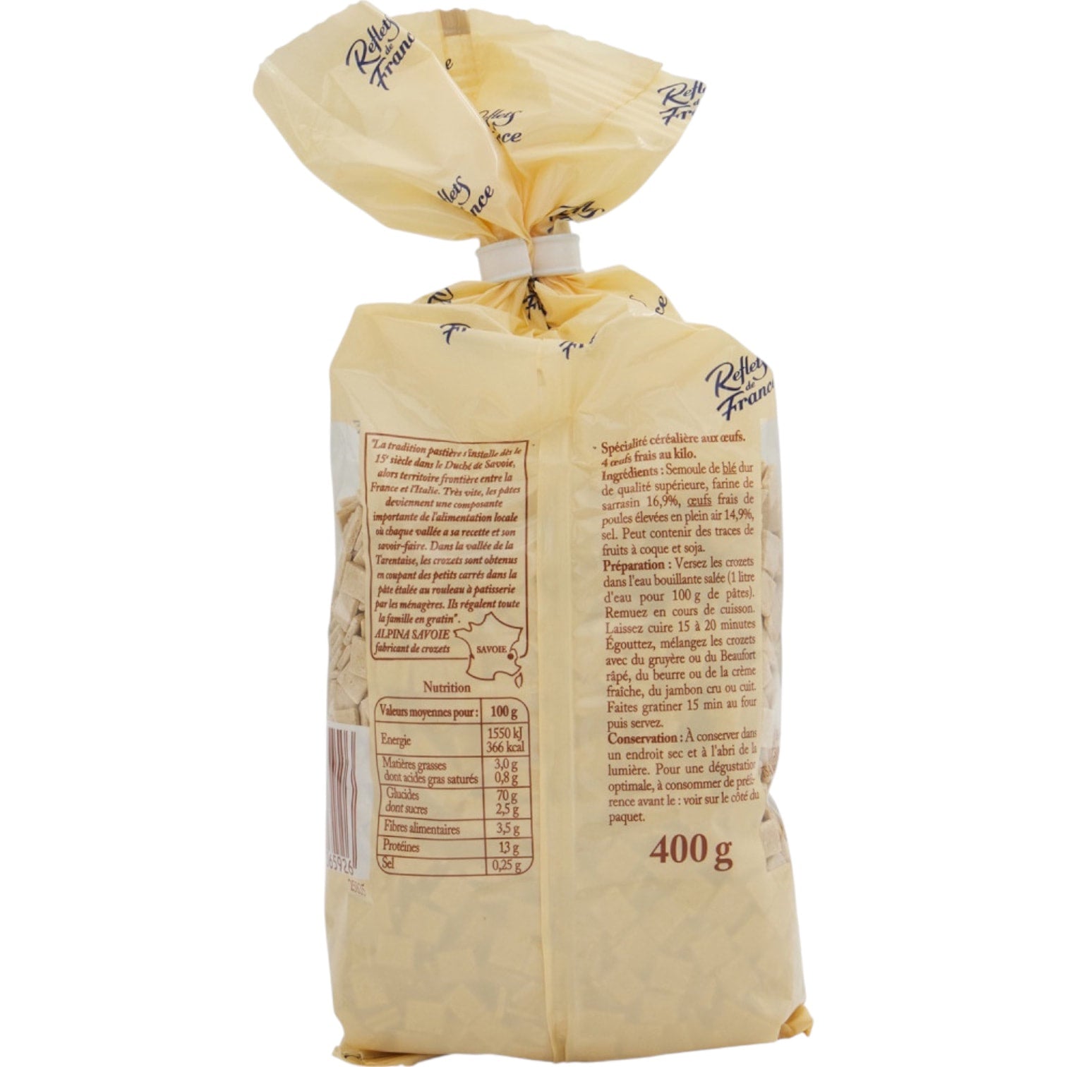 🇫🇷 Buckwheat Crozets Pasta, 14 oz (400g)