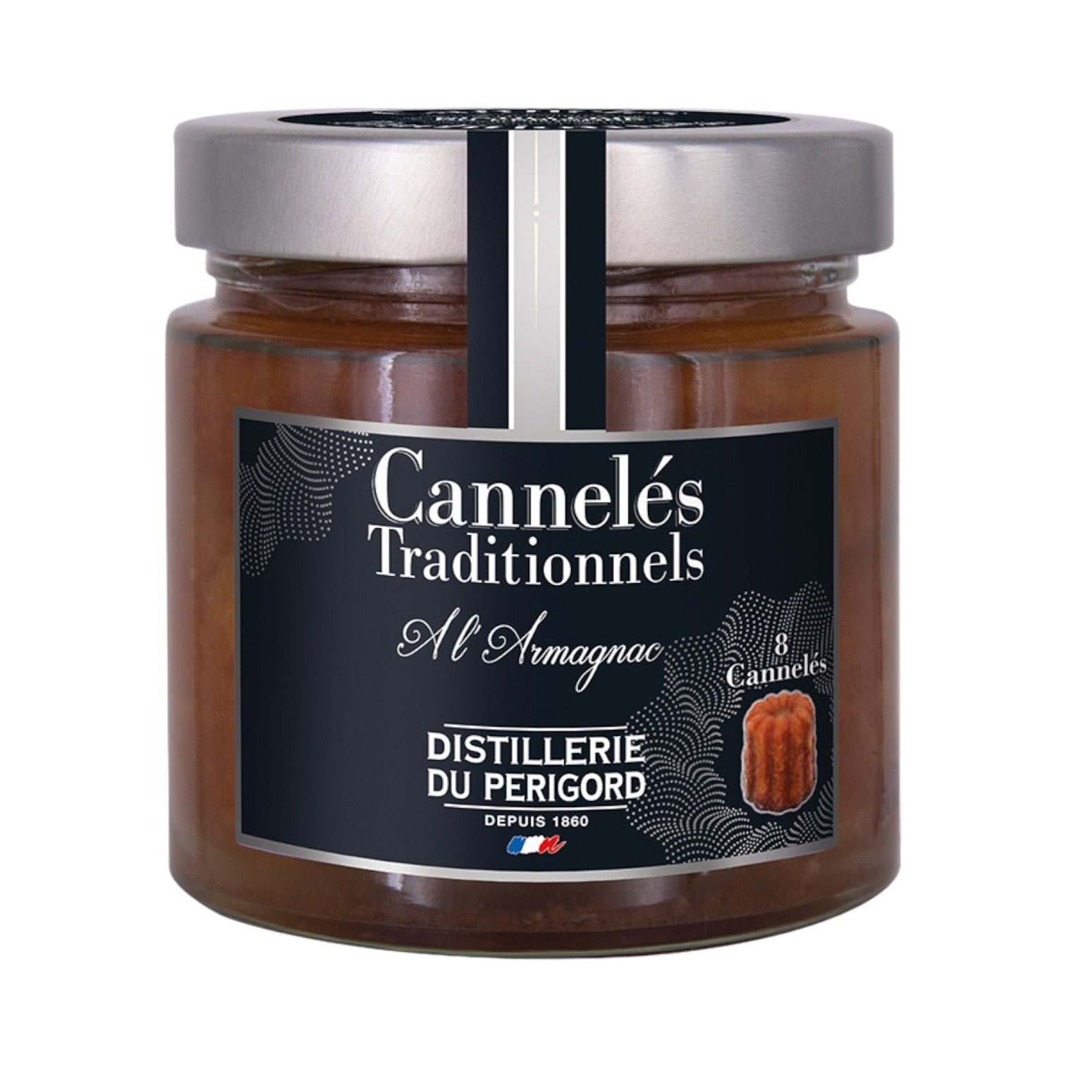 🇫🇷 8 Minis Cannelés Soaked In Armagnac (18%) by Distillerie du Périgord, 13.4 oz (380g)
