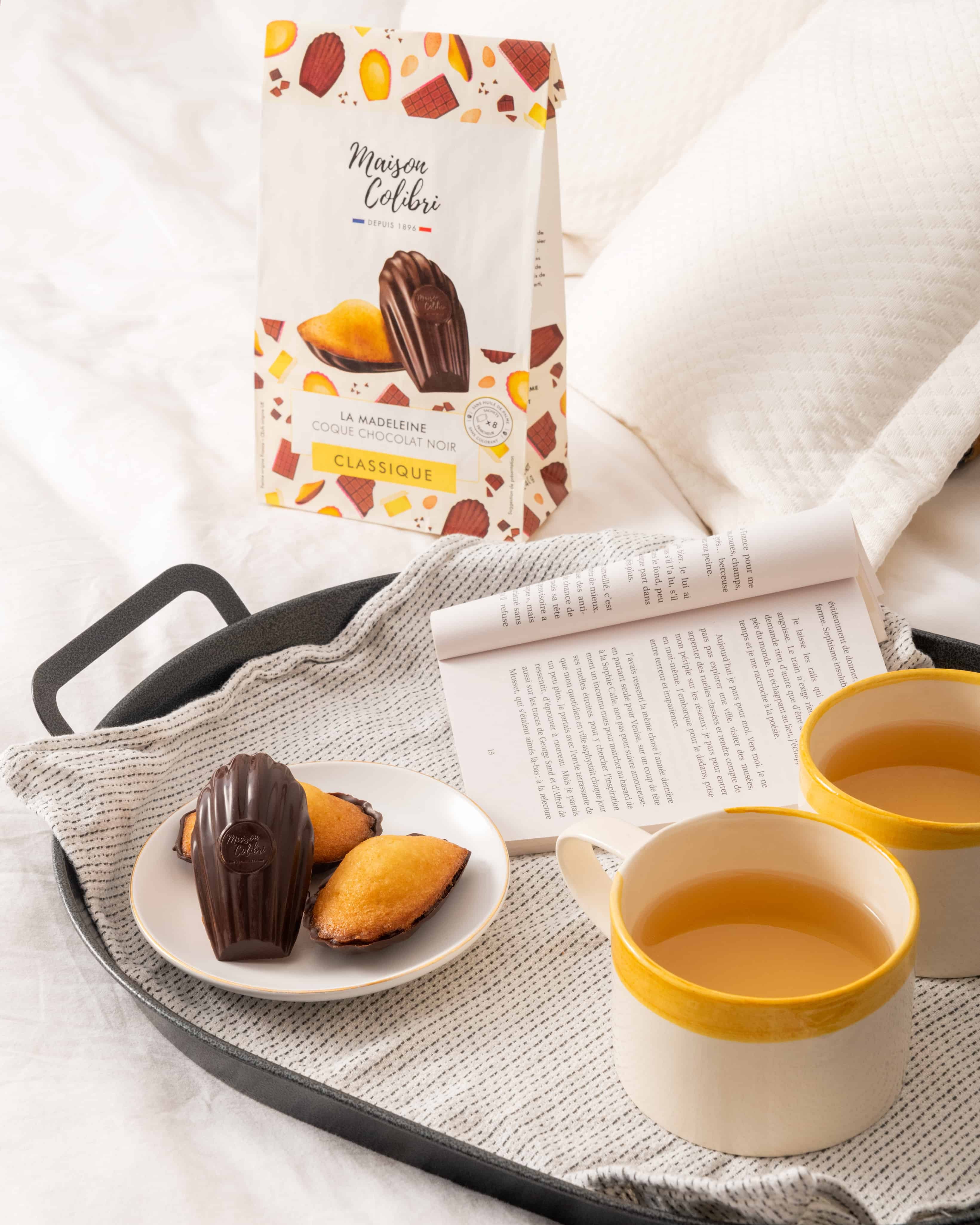 🇫🇷 6 Ultra Premium Classic Madeleines w/ Dark Chocolate Shell, 6.4 oz (182g)