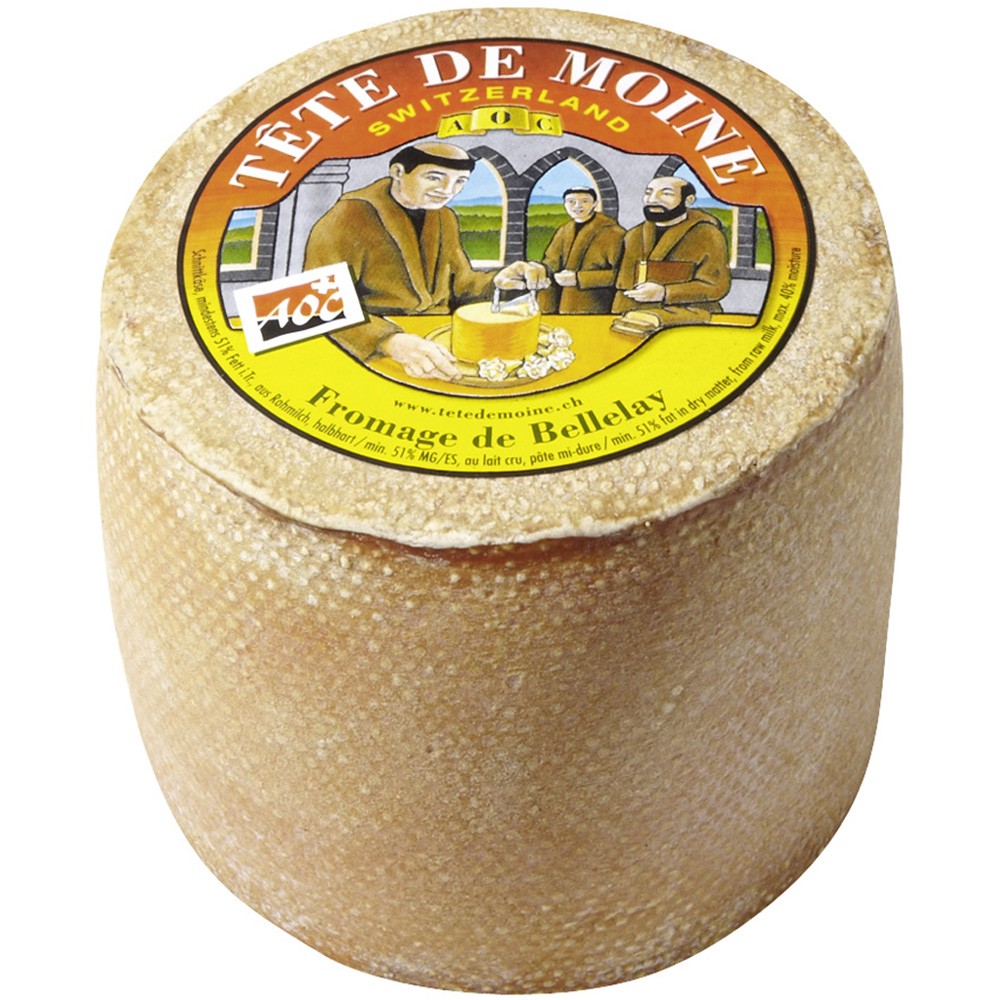 🇨🇭 Tête de Moine AOP (Raw Cow's Milk), 1.9 lbs