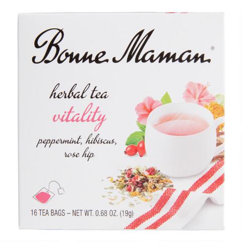 🇫🇷 16 Organic 'Vitality' Herbal Tea Bags, 0.7 oz (19g) *BEST-BY DATE: 12/10/2024