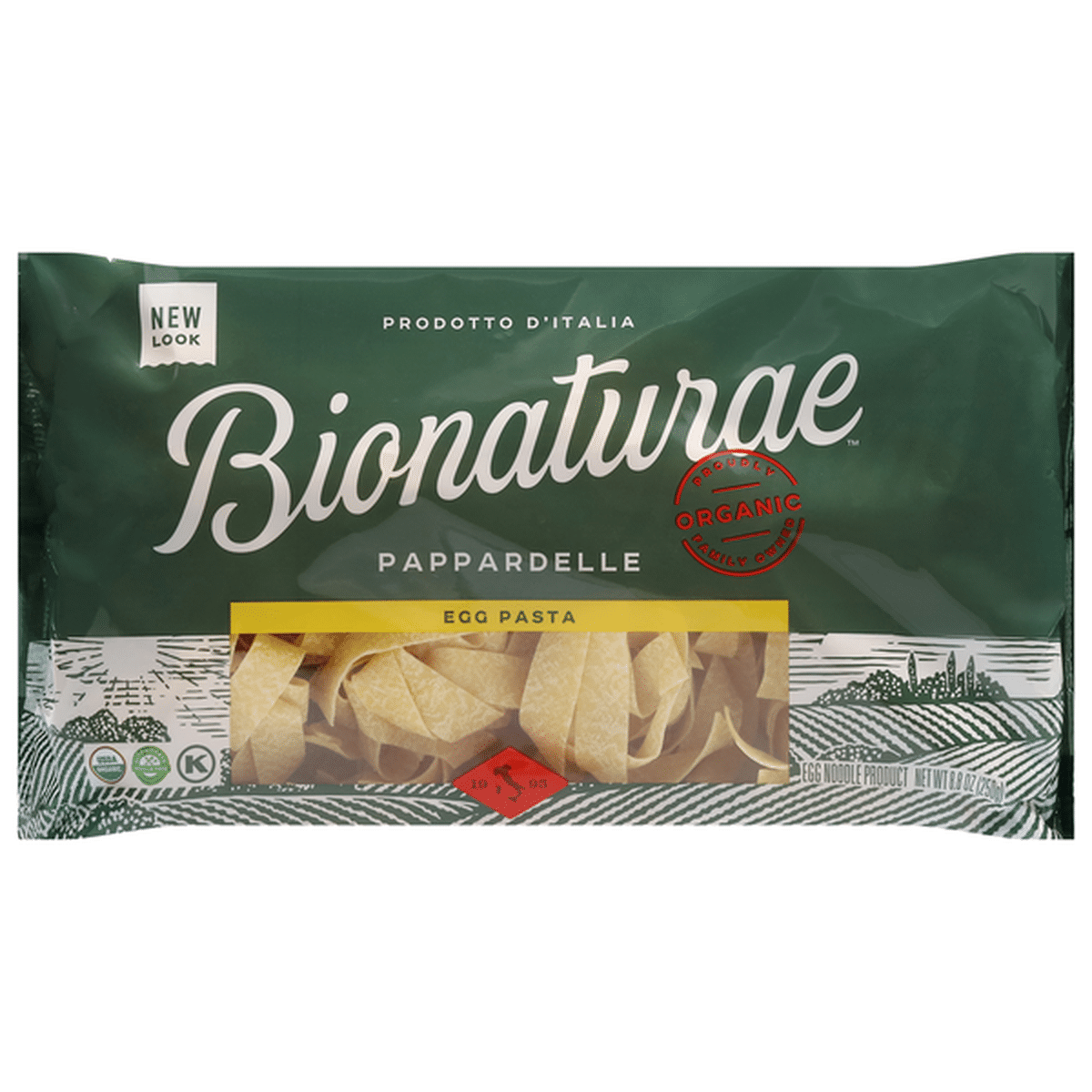 ๐ฎ๐น Organic Pappardelle Egg Pasta, 8.8 oz (250g)