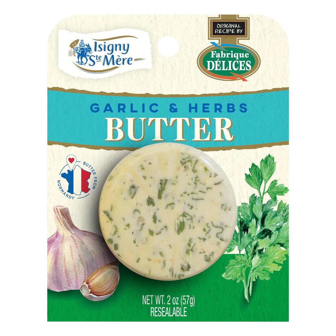 🇫🇷 Isigny Garlic & Herbs Butter, 2oz