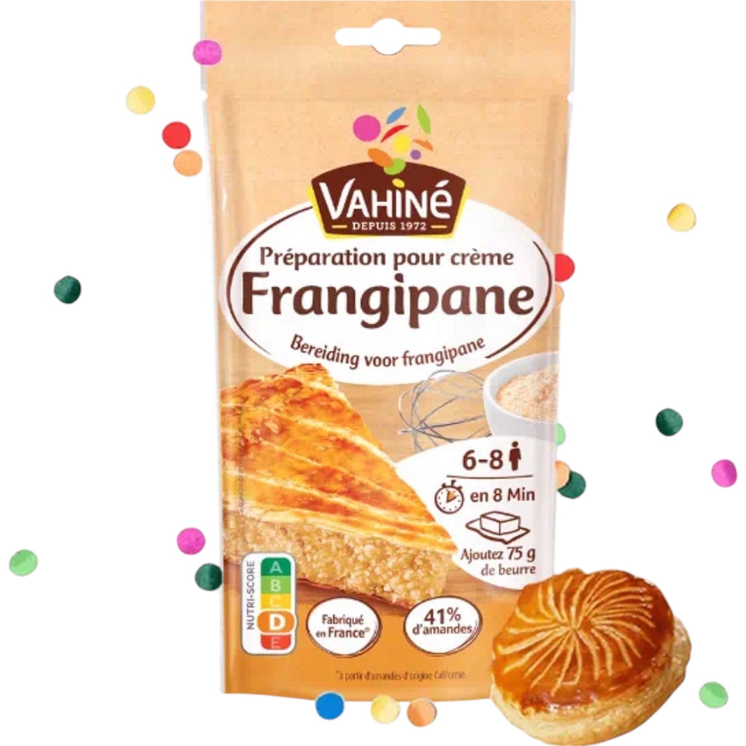 🇫🇷 Vahiné Frangipane Mix, 8.8 oz (250g) * Best-By Date: 07/2025