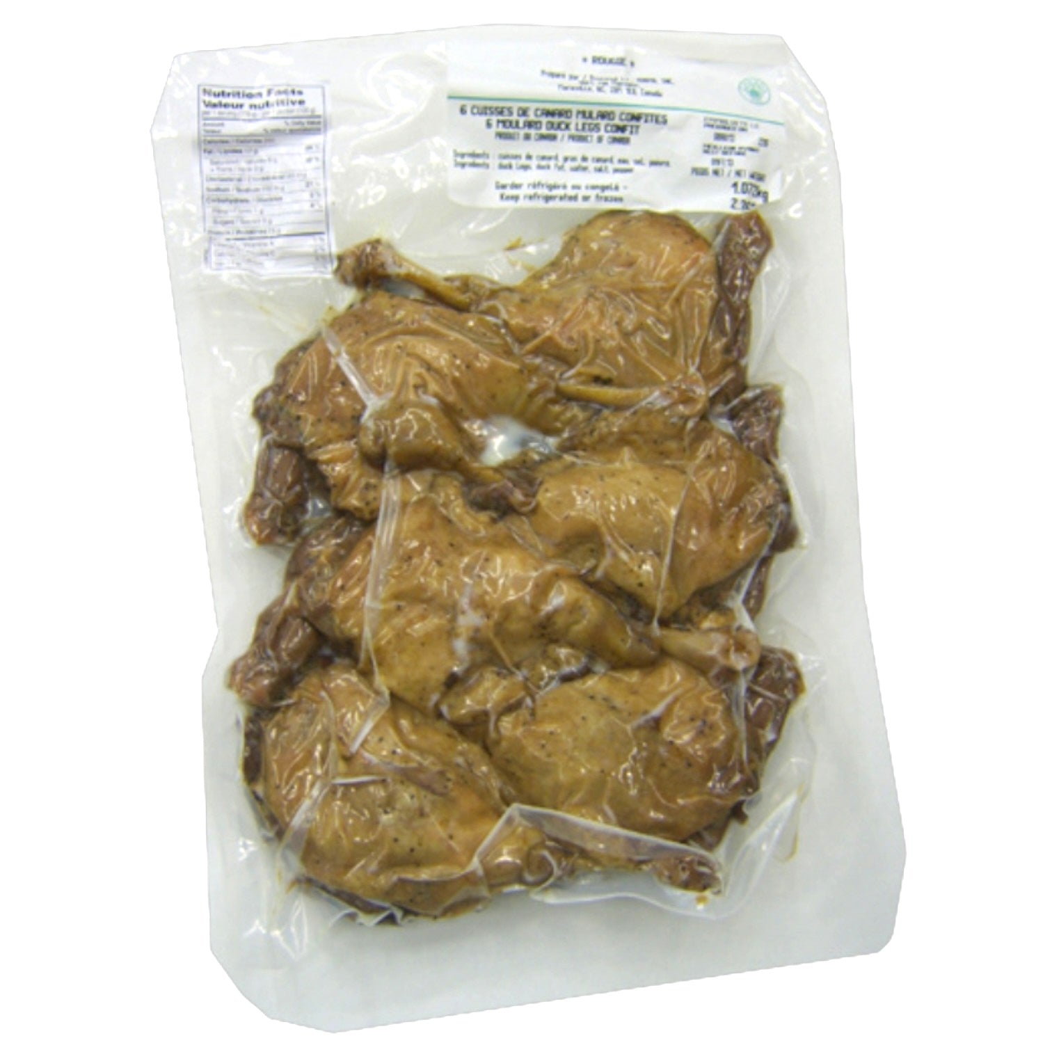 🇨🇦 6 Moulard Duck Confit Legs in Duck Fat