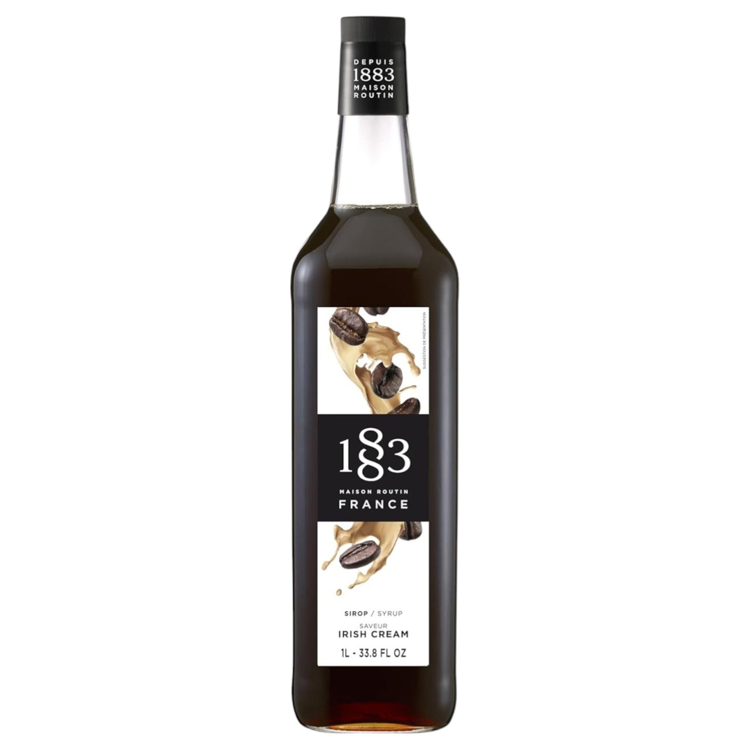 🇫🇷 1883 Irish Cream - French Premium Syrup, 33.8 fl oz (1 liter)