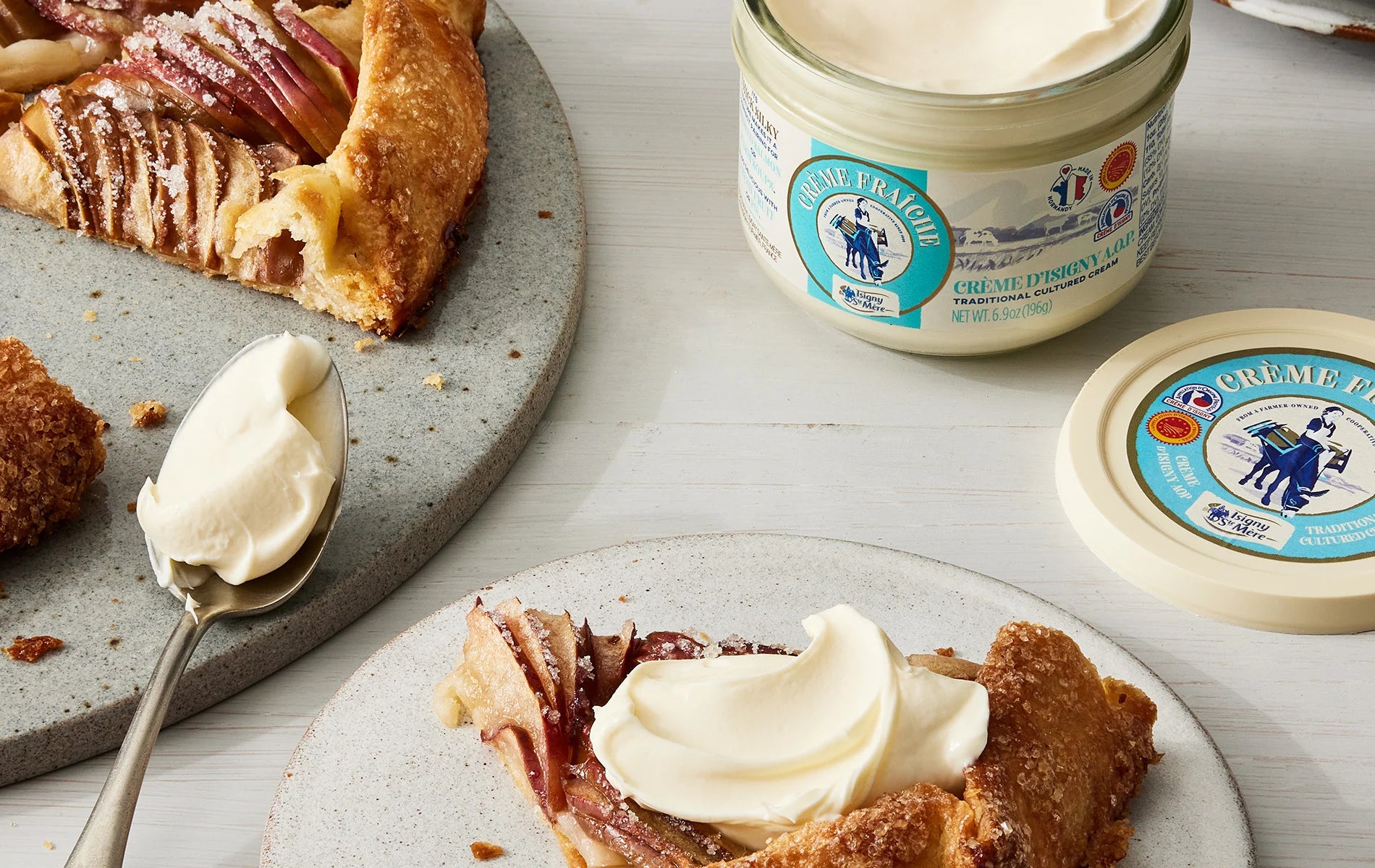 🇫🇷 Cultured Cream 'Crème Fraîche' 🐄, 7 oz (198 g)