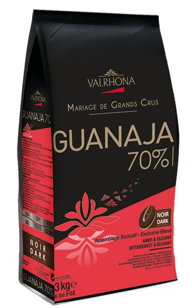 VALRHONA FEVES GUANAJA 70% 6.6 LB