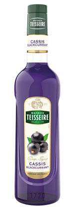 TEISSEIRE BLACKCURRANT (CASSIS) SYRUP 70CL GLASS
