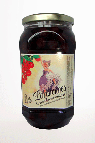 Les Parisiennes Semi-Candied Cherries 37 oz