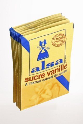 Gourmet Food - Alsa Vanilla Flavoured Sugar (Sucre Vanillé) 12 Pk
