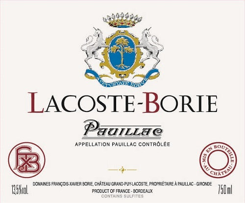 2018 Lacoste Borie Pauillac
