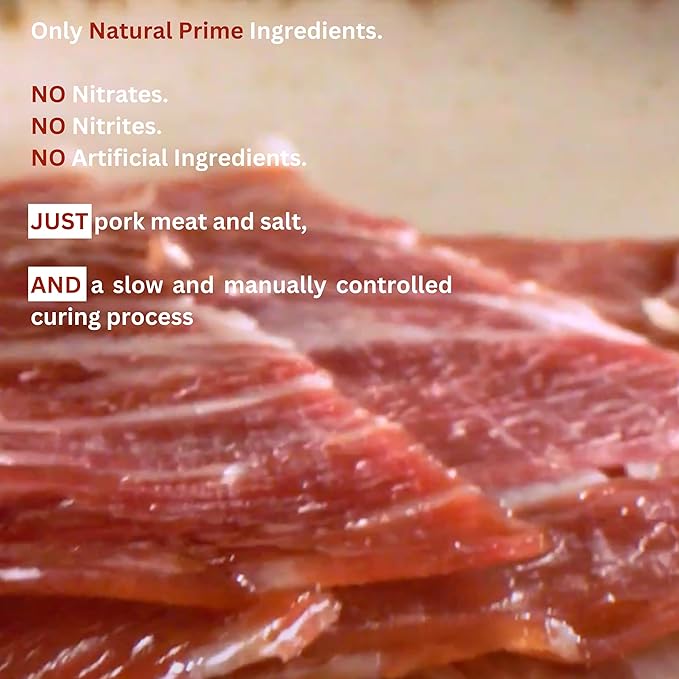 🇪🇸 Premium Jamón Serrano (Hand-Carved) • Aged 24 Months, 3 oz (85g)