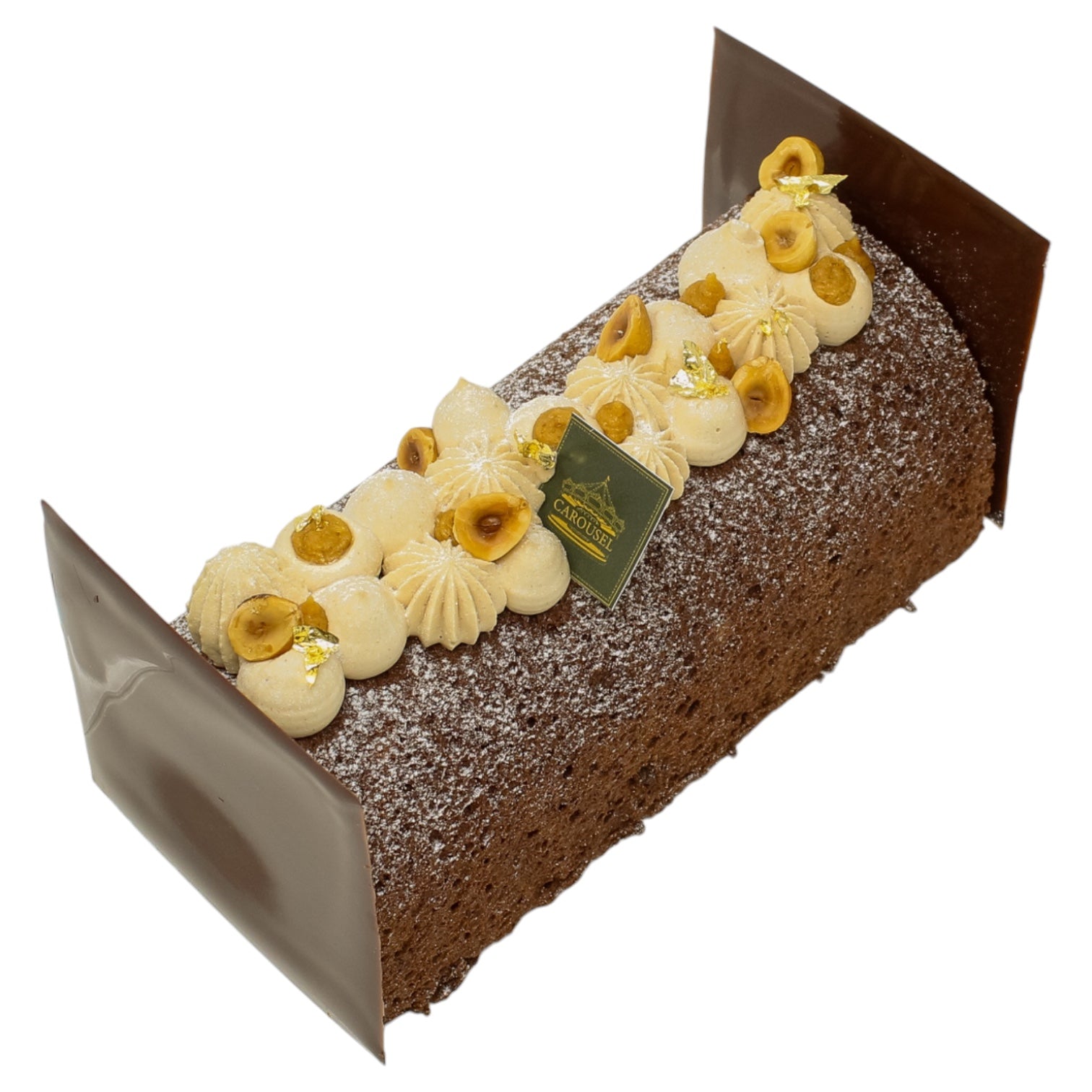 🇫🇷 Artisanal Bûche De Noël - Valrhona Chocolate Hazelnut (Serves 6-8)