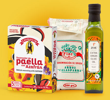 🇪🇸 The Traditional Paella Kit w/ The Traditional Spanish Frying Pan by Chiquilin (for 6)