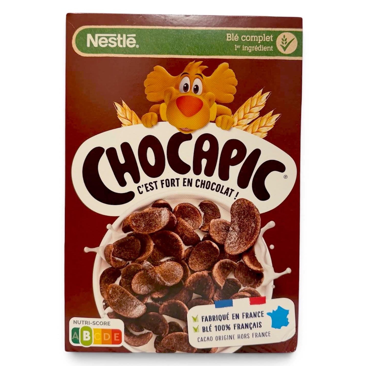 🇫🇷 Chocapic Whole Grain Breakfast Cereals (Made in France), 13.4oz (375g)