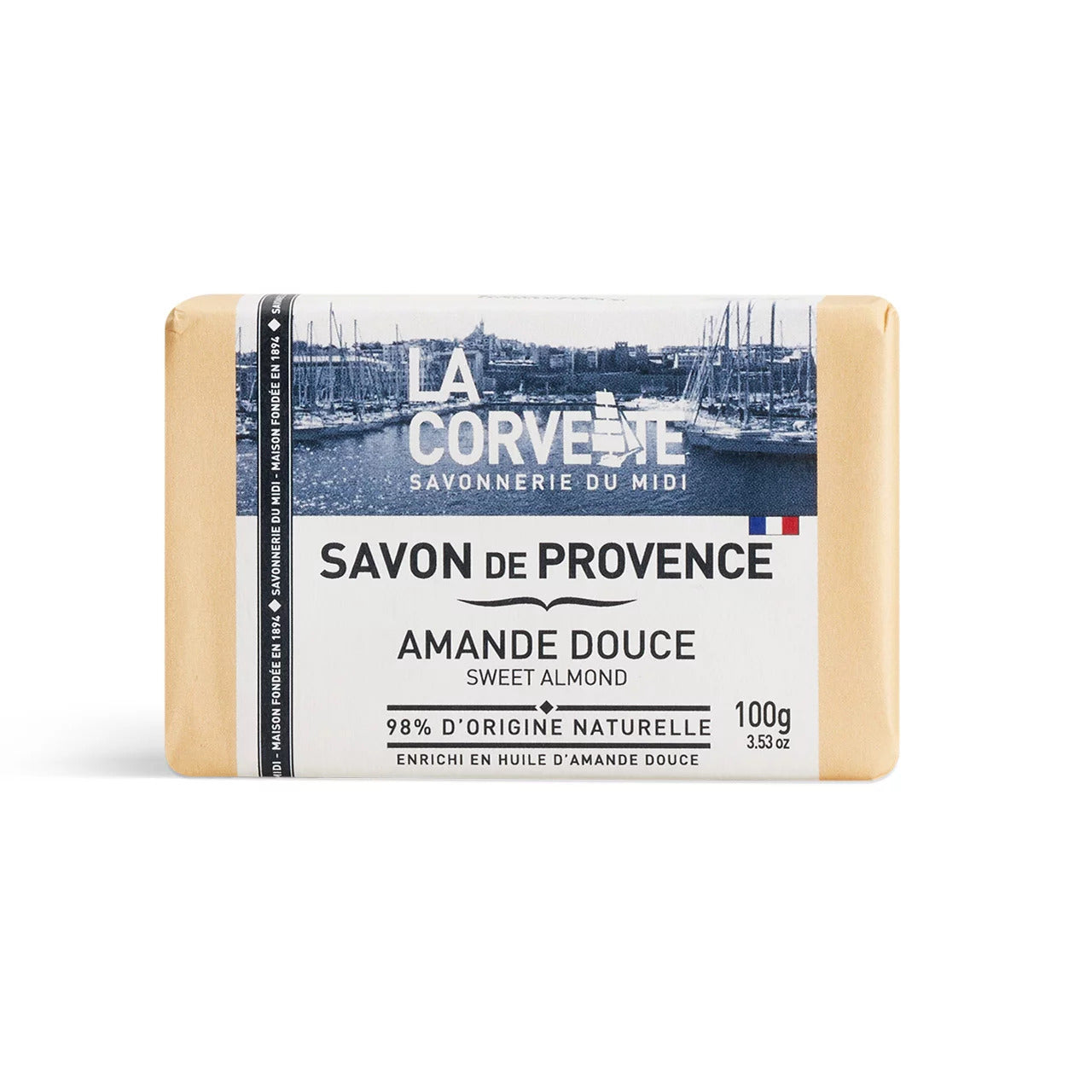 🇫🇷 Sweet Almond Savon de Provence, 3.52 oz (100g)