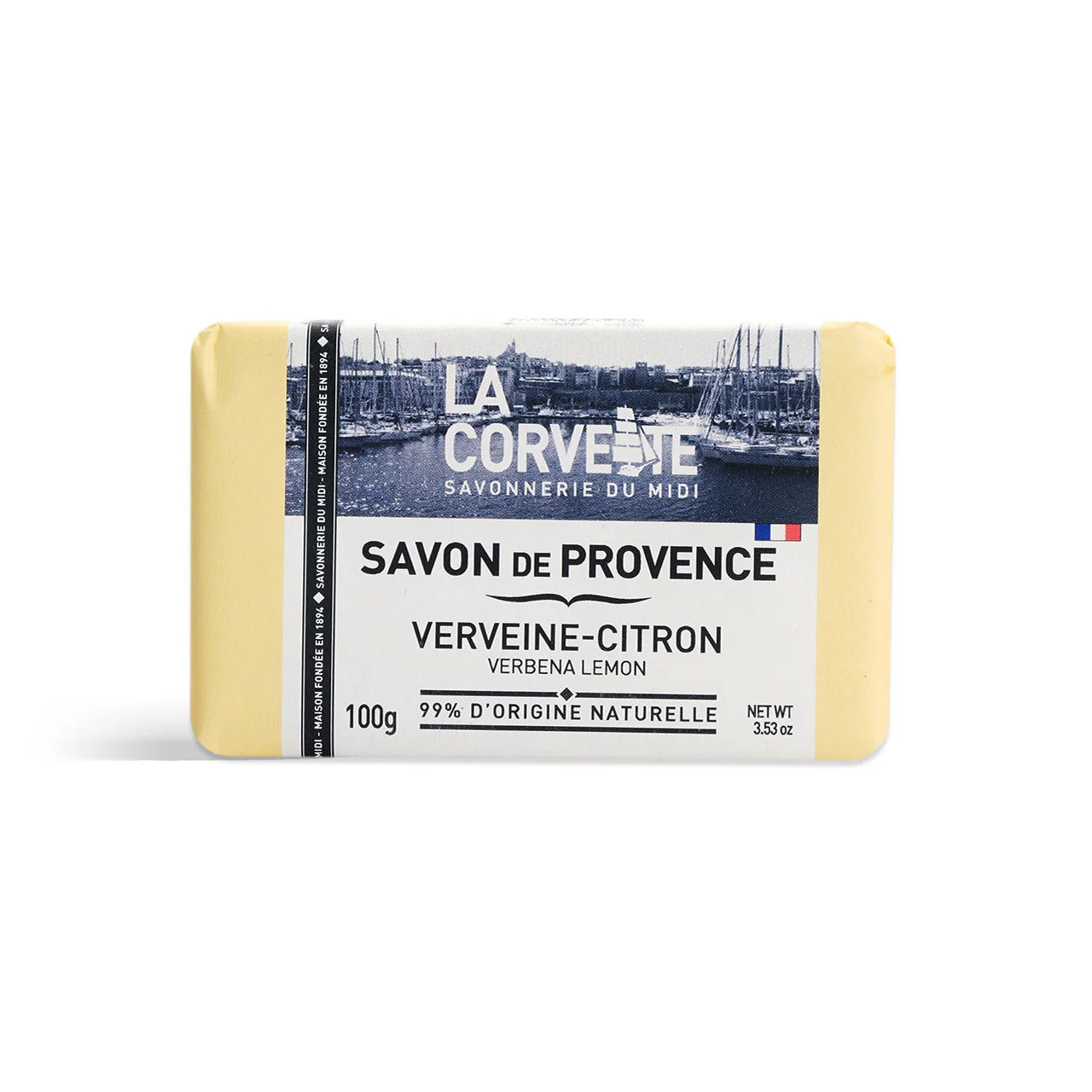 🇫🇷 Lemon Verbena Savon de Provence, 3.52 oz (100g)