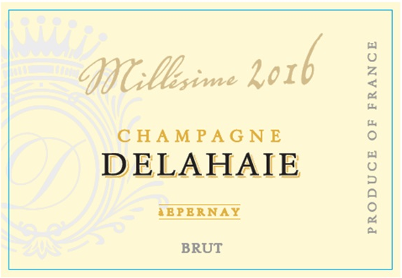 DELAHAIE CHAMPAGNE GRAND CRU BLANC 2016 🥂