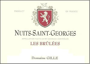 2020 DOMAINE GILLE NUITS ST GEORGE LES BRULEES