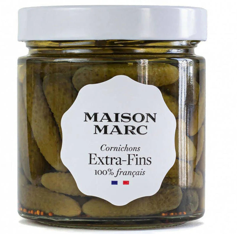 🇫🇷 100% French Extra Fine Cornichons Gherkins, 13.5 oz (385g)