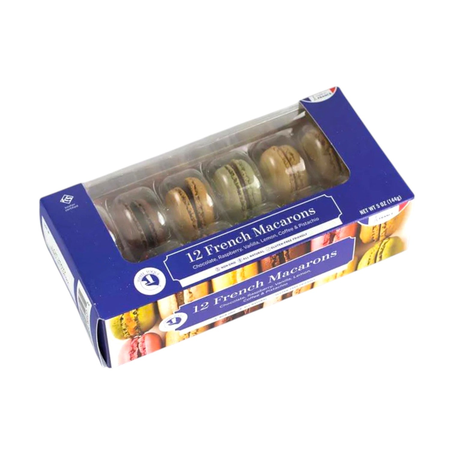 🇫🇷 12 Premium Parisian Macarons, 5 oz (141g)