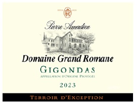 2023 DOMAINE PIERRE AMADIEU GRAND ROMANE GIGONDAS BLANC