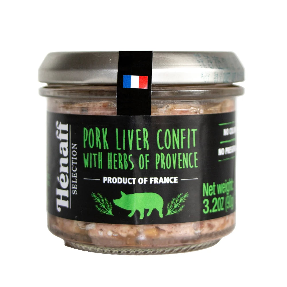 🇫🇷 Pork Liver Confit w/ Provence Herbs, 3.2 oz (90g)