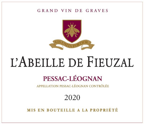2020 L'ABEILLE DE FIEUZAL ROUGE