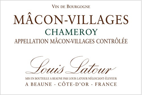 2024 MÂCON-VILLAGES "CHAMEROY" [WHITE]