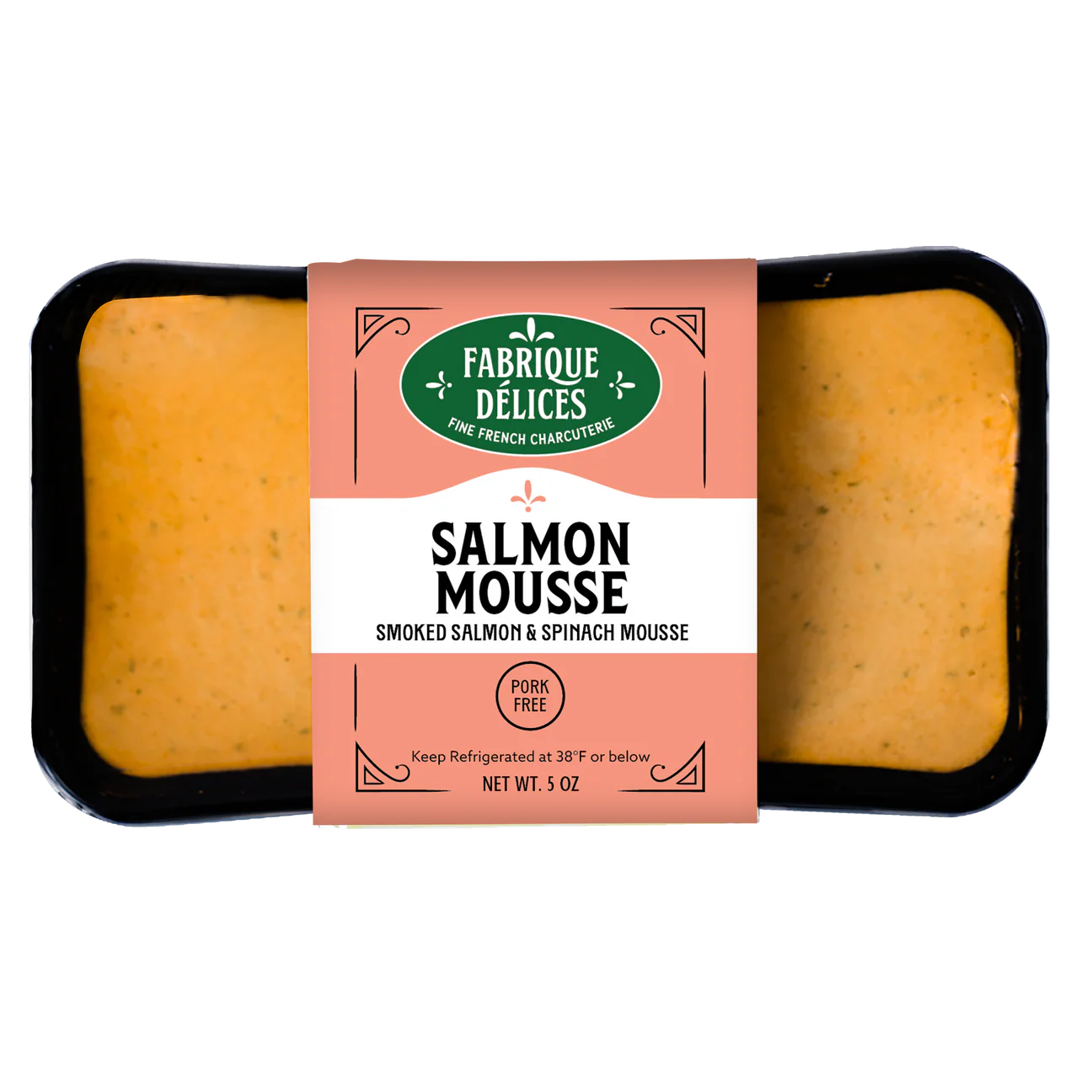 🇫🇷 Smoked Salmon & Spinach Mousse by, 5 oz