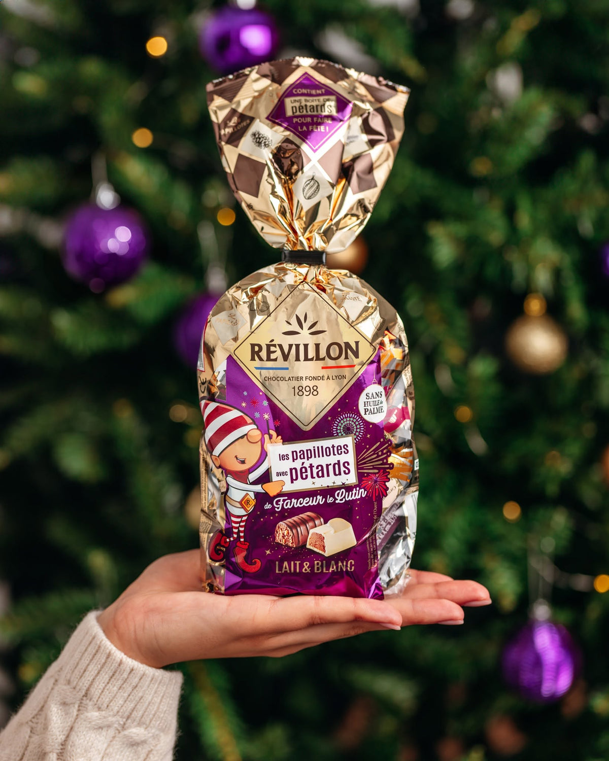 🇫🇷 Les Papillotes avec Pétards Lait & Blanc, 10.5 oz (300g)
