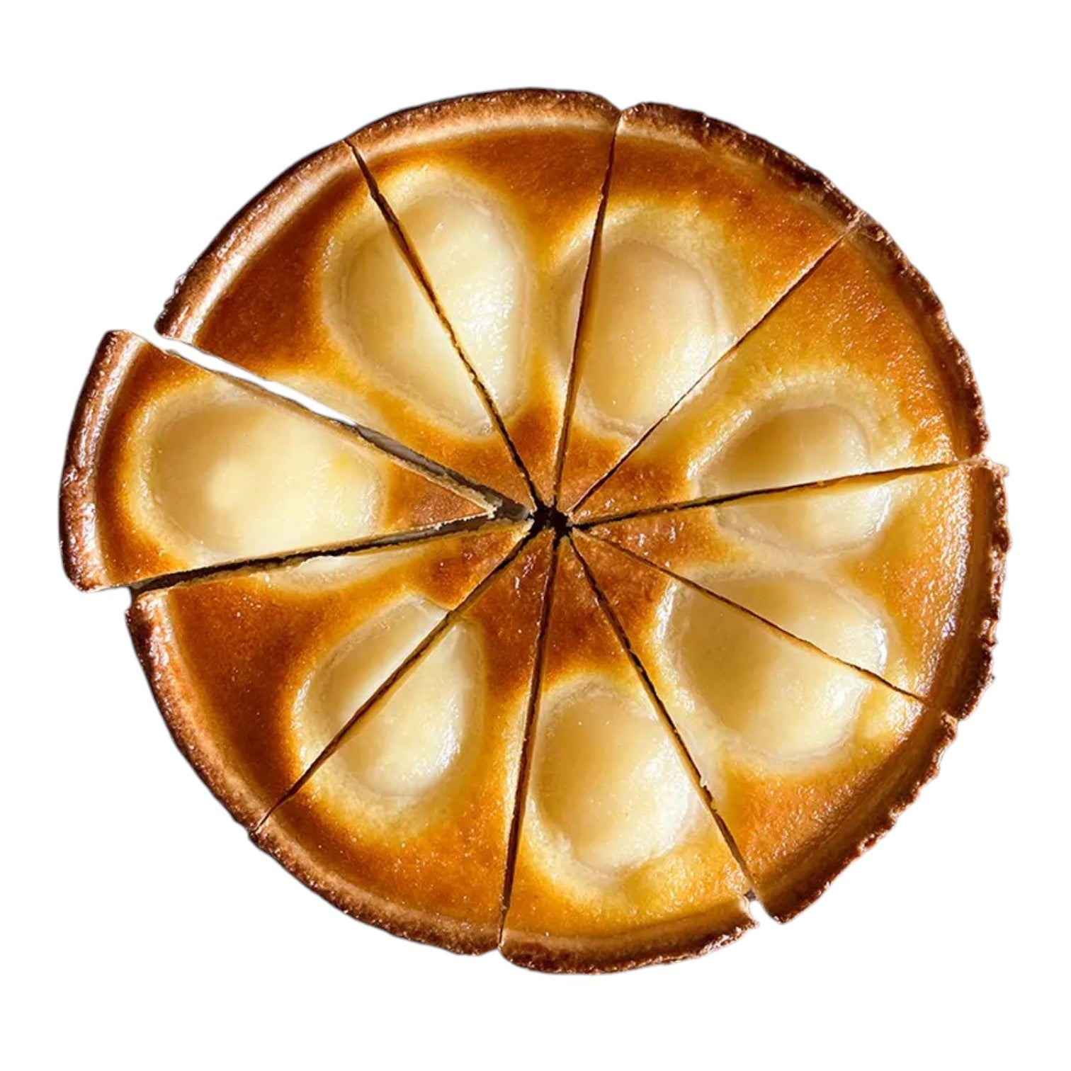 🇫🇷 Pear Almond Tart (10 Pre-Cut Slices) 9.6", 26.5 oz (750g) [Frozen] ❄️